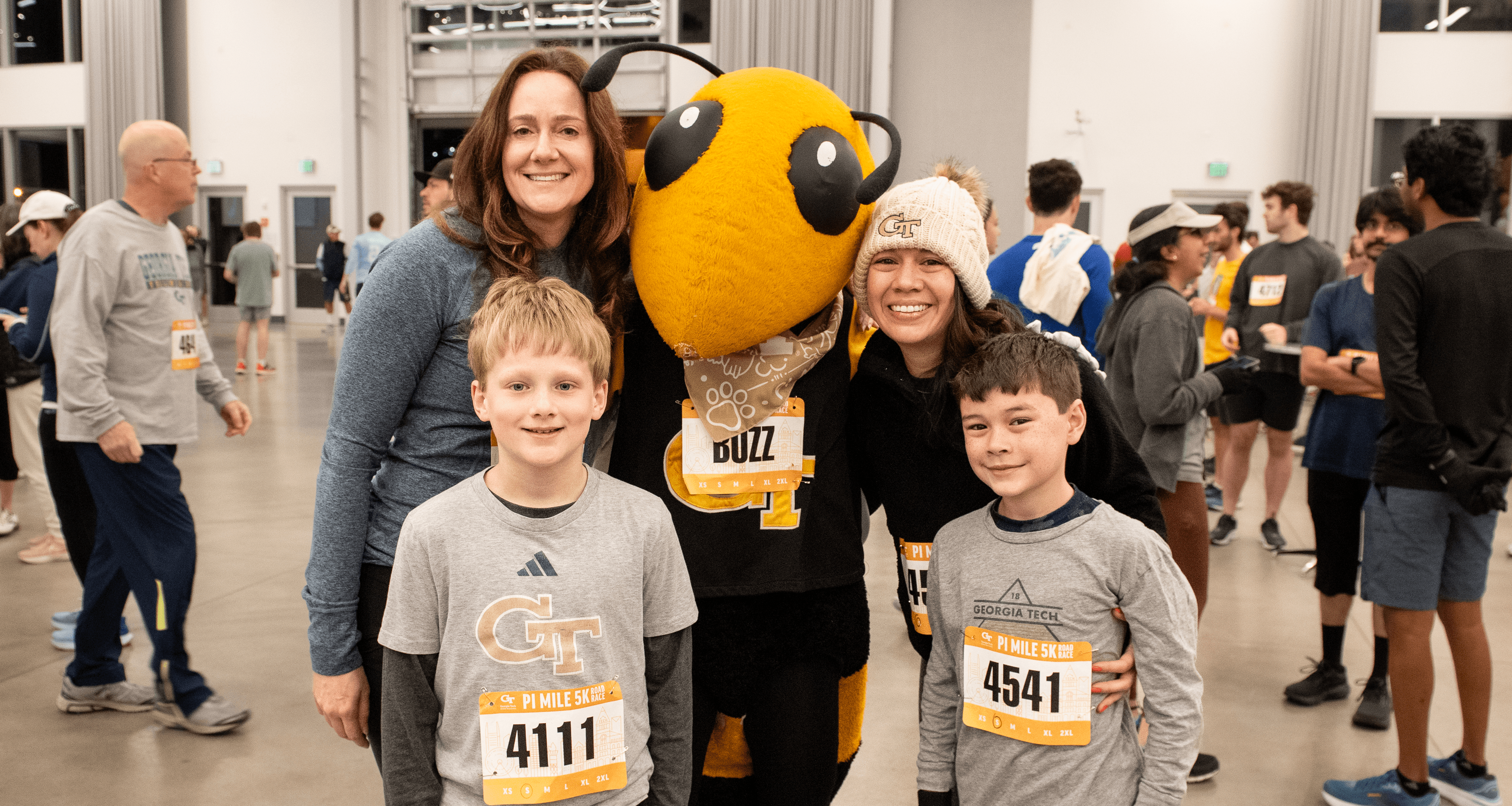 Buzz with a family